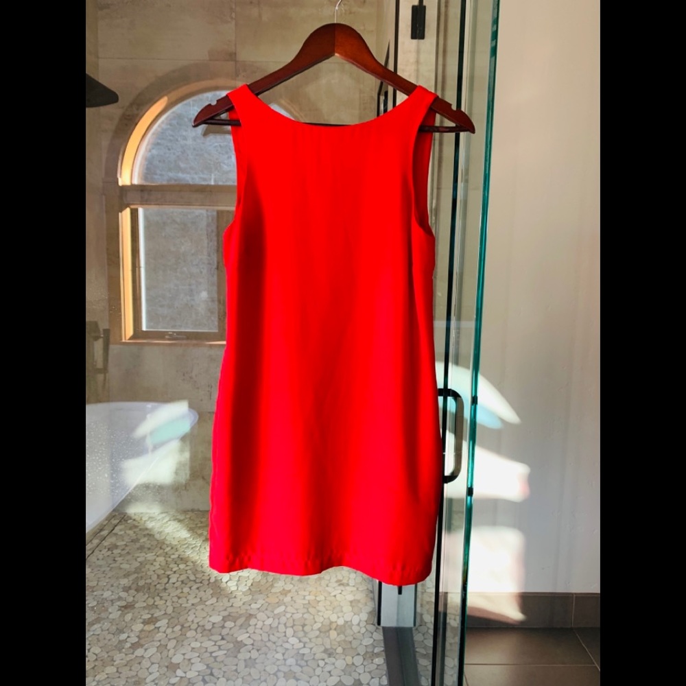 Bright Red Shift Dress by Kimchi Blue Sz XS